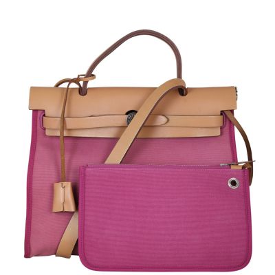 Hermes Herbag Zip 31 Bag Front With Pouch
