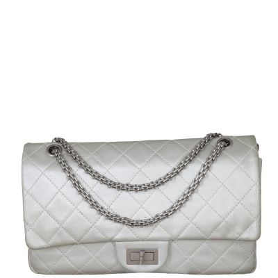 Chanel 2.55 Reissue 227 Double Flap Bag Front With Chain