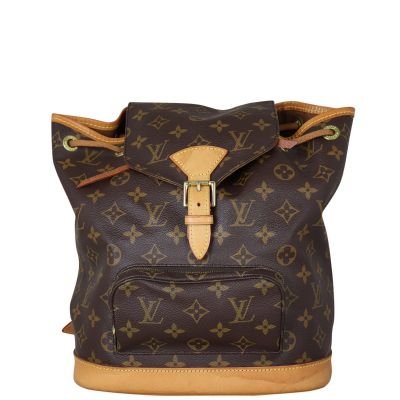 Louis Vuitton Montsouris MM Backpack Brown Monogram  Timeless Vintage  Company