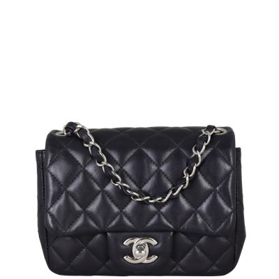 Chanel Classic Flap Mini Square Front With Chain
