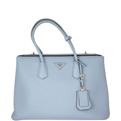 Prada Saffiano Cuir Twist Lock Tote Front
