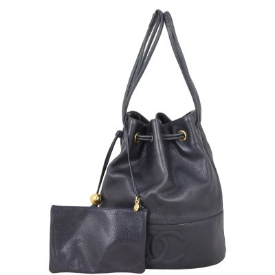 Chanel CC Drawstring Bucket Bag