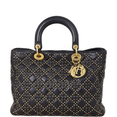 Dior Lady Dior Soft Large Studded 