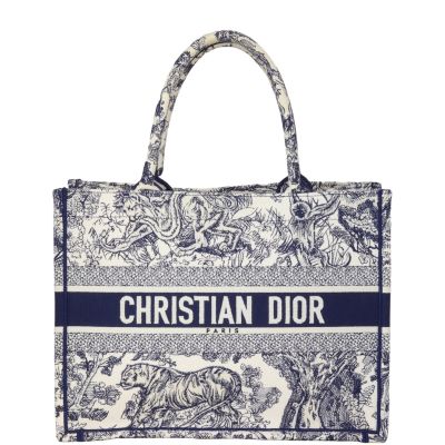 Dior Book Tote Medium Toile de Jouy Reverse