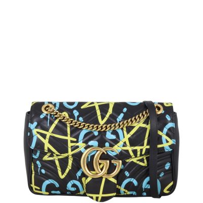 Gucci Marmont Matelasse GucciGhost Medium Shoulder Bag
