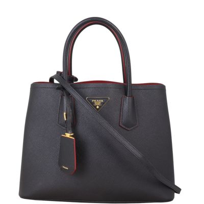 Prada Saffiano Cuir Double Bag Medium