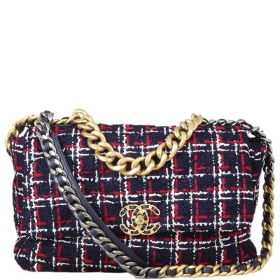Chanel 19 Tweed Flap Bag Medium