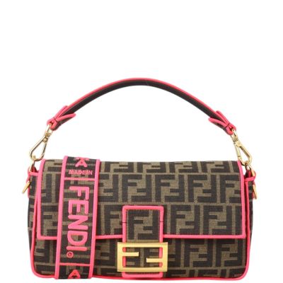 Fendi Baguette Bag FF 1974 Fluoro