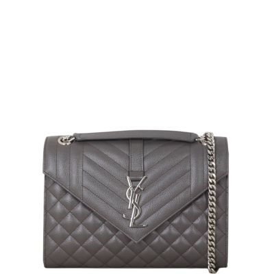 Saint Laurent Monogram Mix Matelasse Envelope Chain Bag Medium