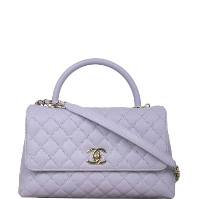 Chanel Coco Top Handle Flap Bag Medium