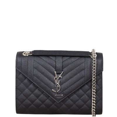 Saint Laurent Monogram Mix Matelasse Envelope Chain Bag Medium