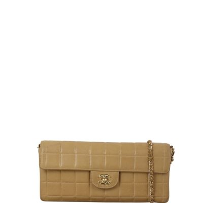 Chanel East-West Chocolate Bar Flap Bag