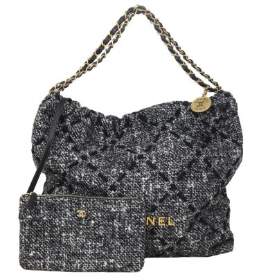 Chanel 22 Hobo Medium Tweed