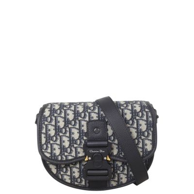Dior Gallop Flap Bag Mini Oblique