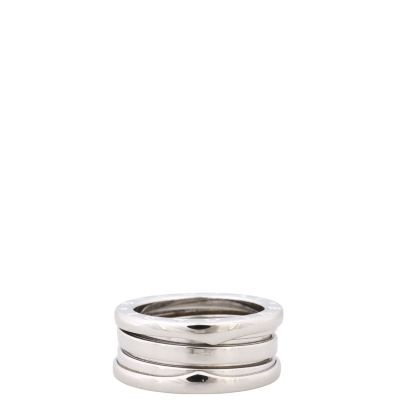 Bvlgari B.Zero1 18k White Gold Three Band Ring