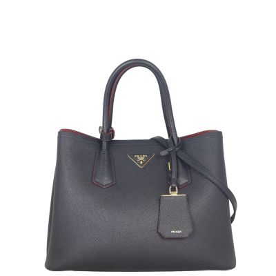 Prada Saffiano Cuir Double Bag Medium