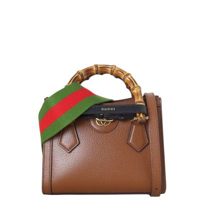 Gucci Diana Bamboo Top Handle Tote Small