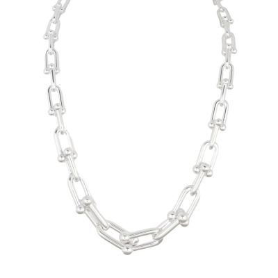 Tiffany & Co HardWear Graduated Link Sterling Silver Necklace