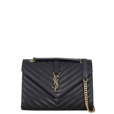 Saint Laurent Matelasse Envelope Medium Bag