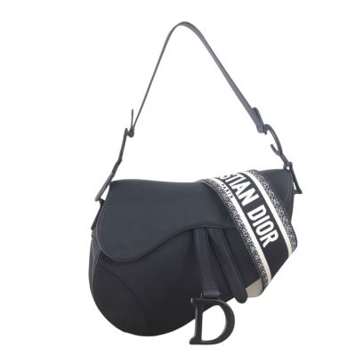 Dior Saddle Bag with Embroidered Strap