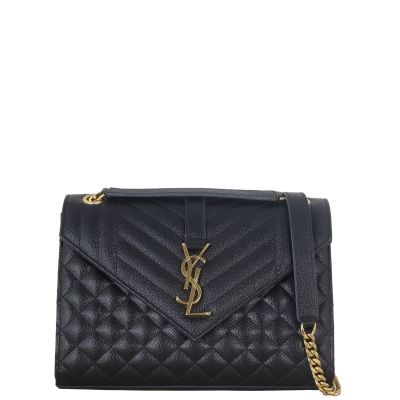 Saint Laurent Monogram Mix Matelasse Envelope Chain Bag Medium