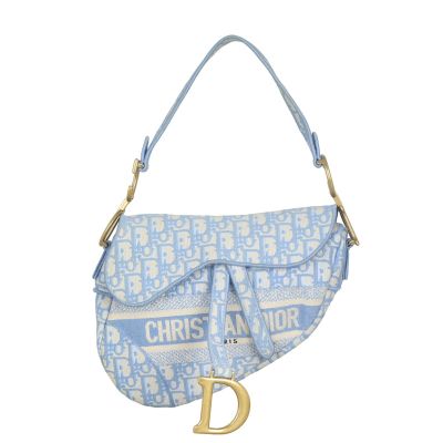 Dior Saddle Bag Oblique Embroidery