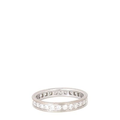Cartier 1895 Eternity Diamond 18k White Gold Ring