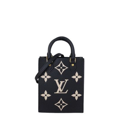 Louis Vuitton Petit Sac Plat Monogram Empreinte Giant Bicolour