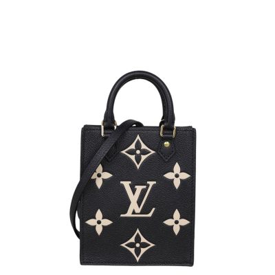 Louis Vuitton Petit Sac Plat Monogram Empreinte Giant Bicolour