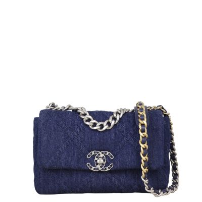 Chanel 19 Flap Bag Medium Denim