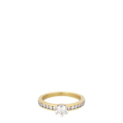 Tiffany & Co Setting Channel-set Diamond Platinum Engagement Ring