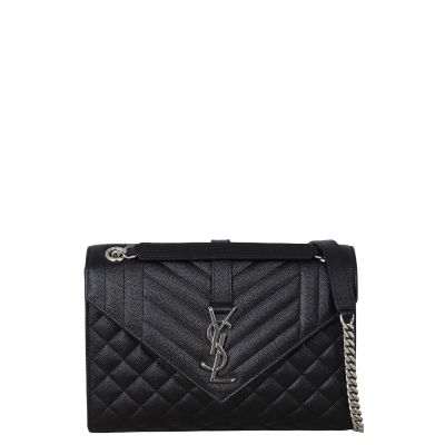 Saint Laurent Monogram Mix Matelasse Envelope Chain Bag Medium
