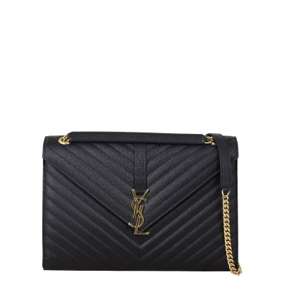 Saint Laurent Matelasse Envelope Large Bag