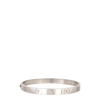 Cartier Classic Love Bracelet 18k White Gold