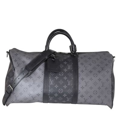 Louis Vuitton Keepall 50 Bandouliere Monogram Eclipse Reverse