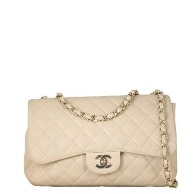 Chanel Classic Single Flap Jumbo Caviar