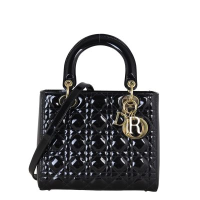 Dior Lady Dior Medium Patent