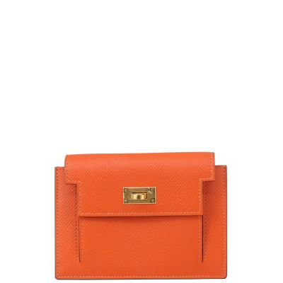Hermes Kelly Pocket Compact Wallet Front
