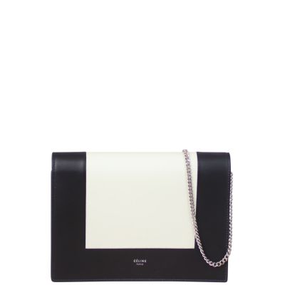 Celine Frame Evening Clutch on Chain Front