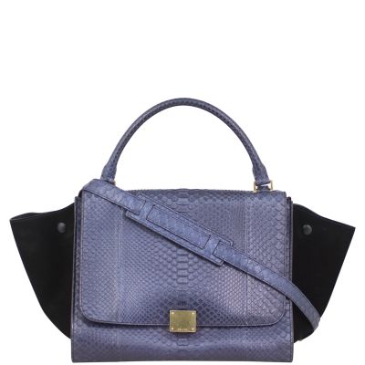 Celine Trapeze Medium Python Front
