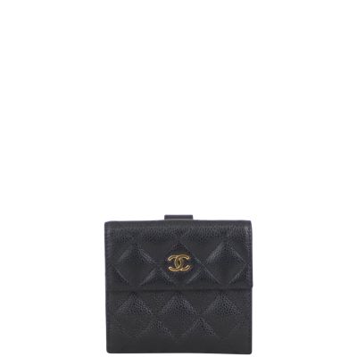 Chanel Classic Quilted Small Wallet Front