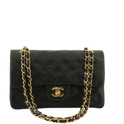Chanel Class Double Flap Bag Vintage Small Front