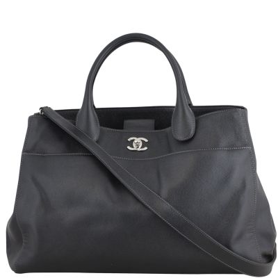 Chanel Large Shopping Bag Soft Caviar Front Strap