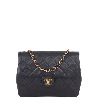 Chanel Mini Square Classic Flap Vintage Front