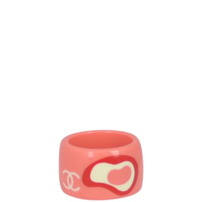 Chanel Resin CC Ring front
