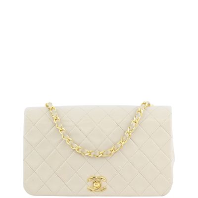 Chanel Vintage Full Flap Small Front Strap