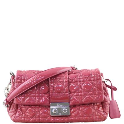 Dior Cannage New Lock Shoulder Bag Front