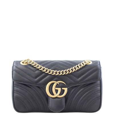 Gucci GG Marmont Matelasse Small Shoulder Bag Front