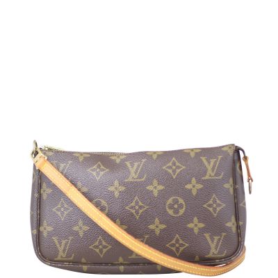 Louis Vuitton Pochette Accessories with Shoulder Strap Front Strap