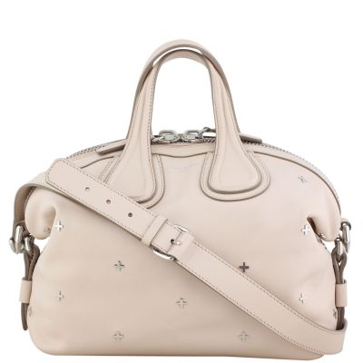 Givenchy Nightingale Small Cross Embellished Satchel Front Strap